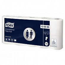 Туалетная бумага Tork Advance в рулонах 2-слойная, 22 м, Т4 (10 рул./уп.)