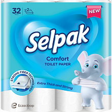 Туалетний папір Selpak Pro Comfort целюлозний, 2-шаровий (32 шт./уп.)