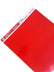Антибактеріальний багатошаровий килимок (30 шарів) «ONCLEAN step» 600х900х2 мм. Колір: червоний