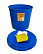Контейнер для медичних відходів 10 л, синій, Afacan Plastik