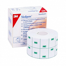  Хірургічний пластир на нетканій основі з лайнером Medipore 5см х 10м, 2991/1
