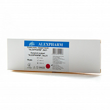 Скальпель хирургический ALEXPHARM, р. 21 (10 шт./уп.)