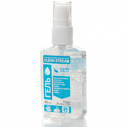 CLEAN STREAM гель (Клін Стрім), 60 мл (з дозатором) CLEAN STREAM гель (Клін Стрім), 60 мл (з дозатором)