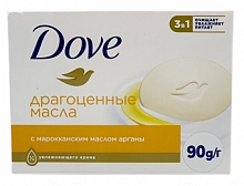 Туалетне крем-мило DOVE з дорогоцінними оліями, 90 г