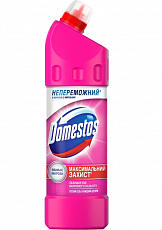 Средство для чистки сантехники Domestos Розовый шторм, 1 л