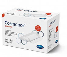 Пластирна стерильна пов'язка Cosmopor Advance, 10х6 см, 10х6 см