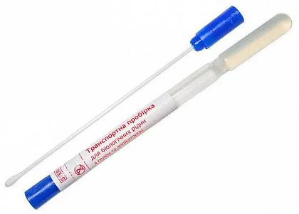 Аппликатор с транспортной пробиркой, пластиковый стержень, со средой AMIES, JS (100 шт./уп.) Аппликатор с транспортной пробиркой, пластиковый стержень, со средой AMIES, JS (100 шт./уп.)