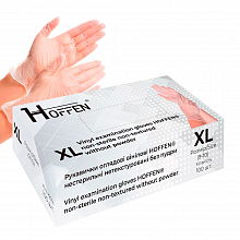 Перчатки виниловые нетекстурированные без пудры HOFFEN р. XL (100 шт./уп.) Перчатки виниловые нетекстурированные без пудры HOFFEN р. XL (100 шт./уп.)